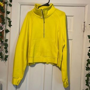 Scuba Oversized Funnel-Neck Half Zip